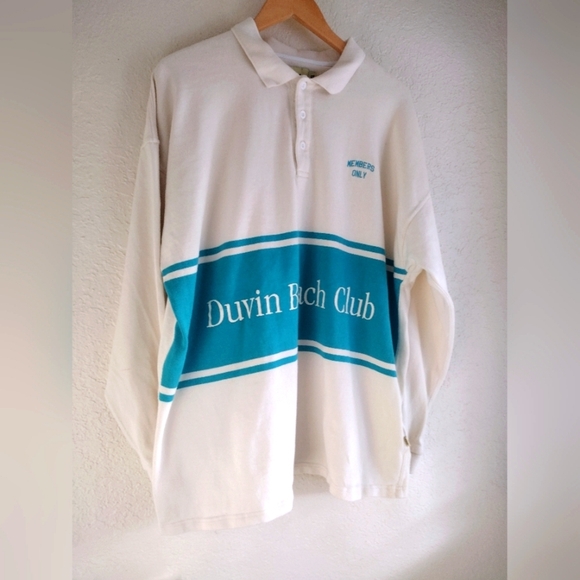 Duvin Design Members Rugby Polo in beige - Picture 3 of 6